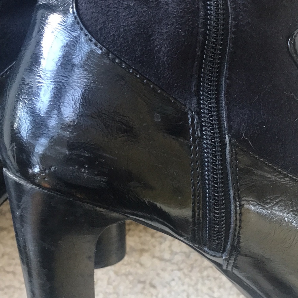 Etienne Aigner "Becky" Black Boots - Picture 7 of 10
